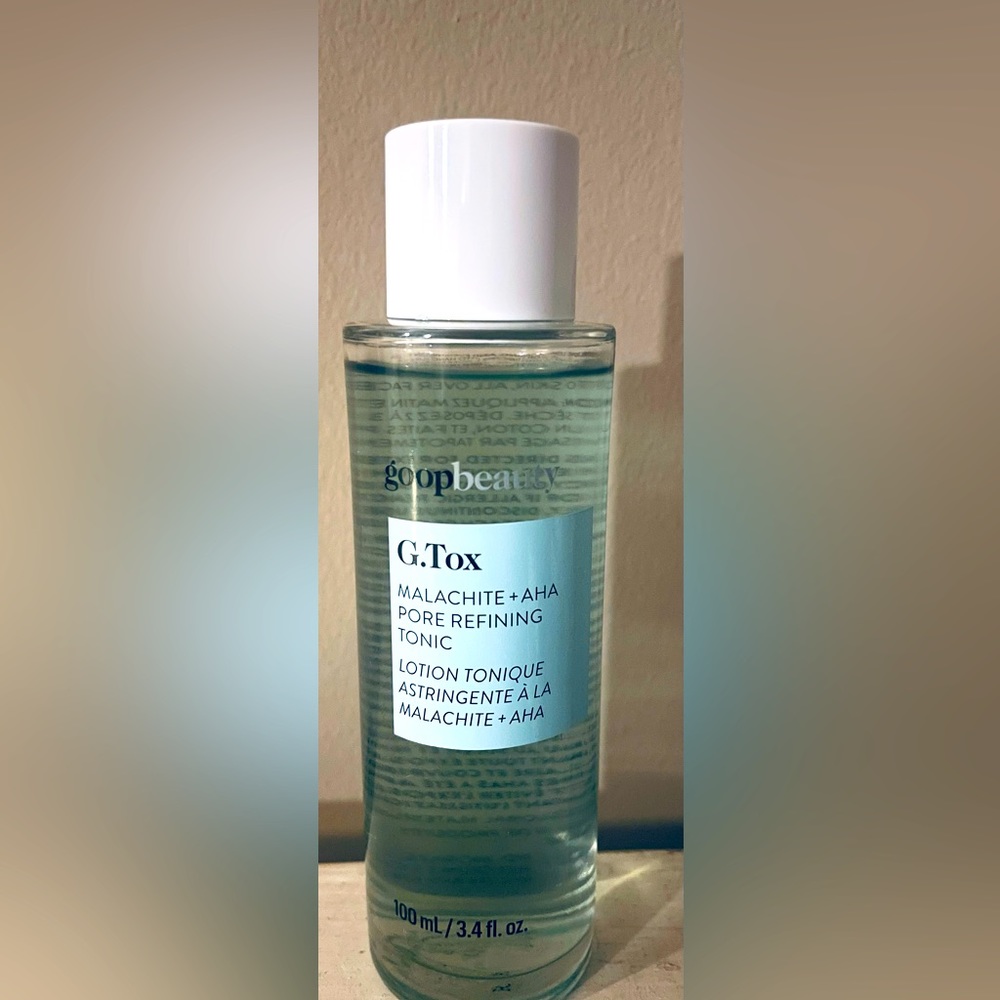 Brand new, 3.4 oz of Goop G. Tox pore refining tonic.